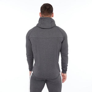 Men's Gyms Hooded Tracksuits: Bodybuilding Long Sleeve Hoodies + pants