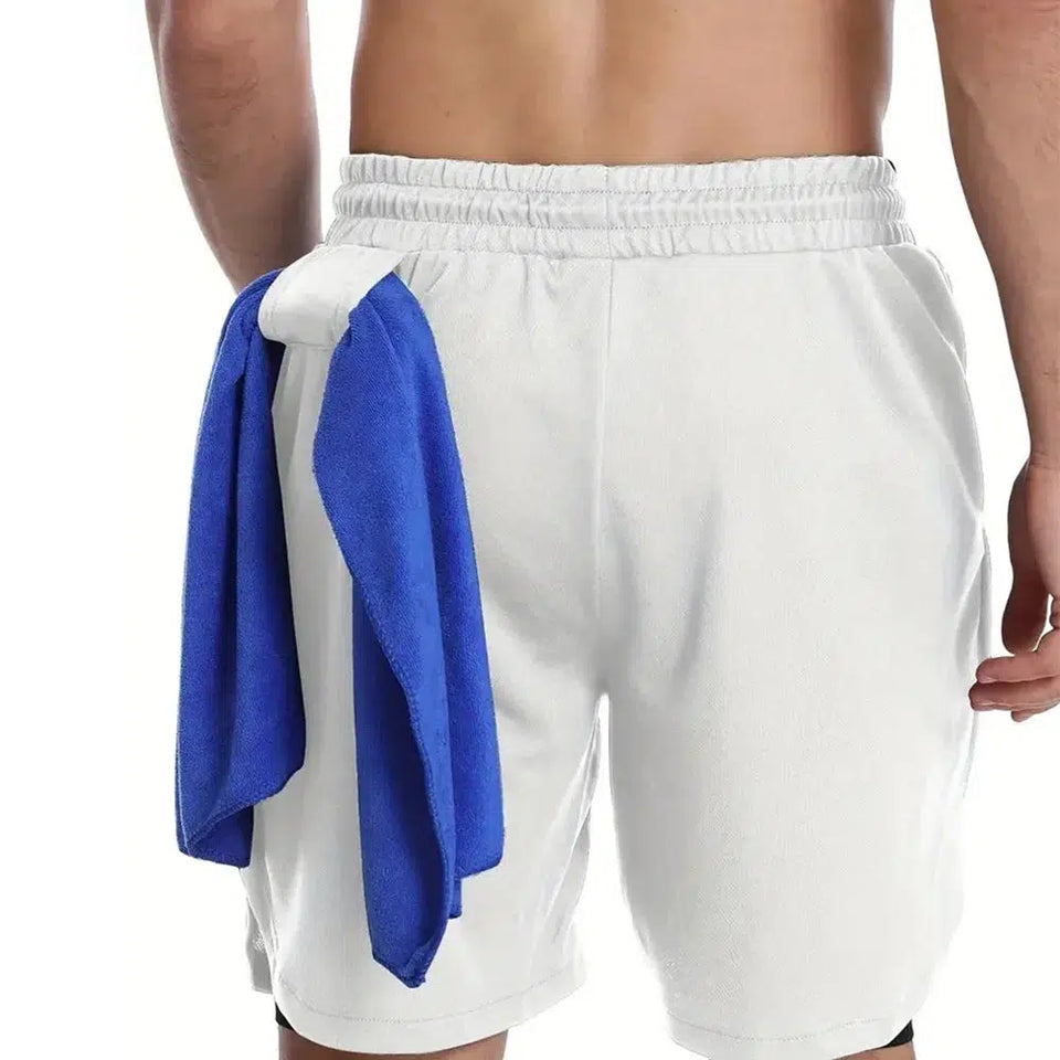 Men's 2 in 1 Athletics Workout Shorts