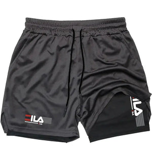 Men's 2 in 1 Athletics Workout Shorts