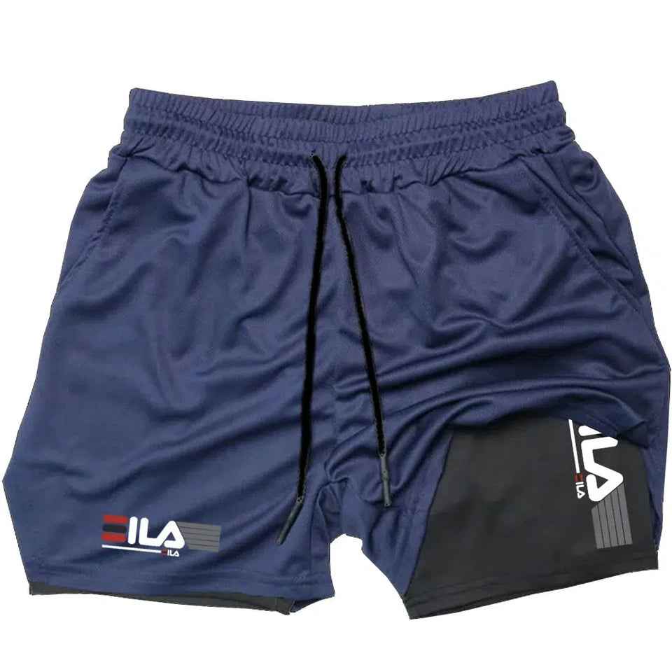 Men's 2 in 1 Athletics Workout Shorts