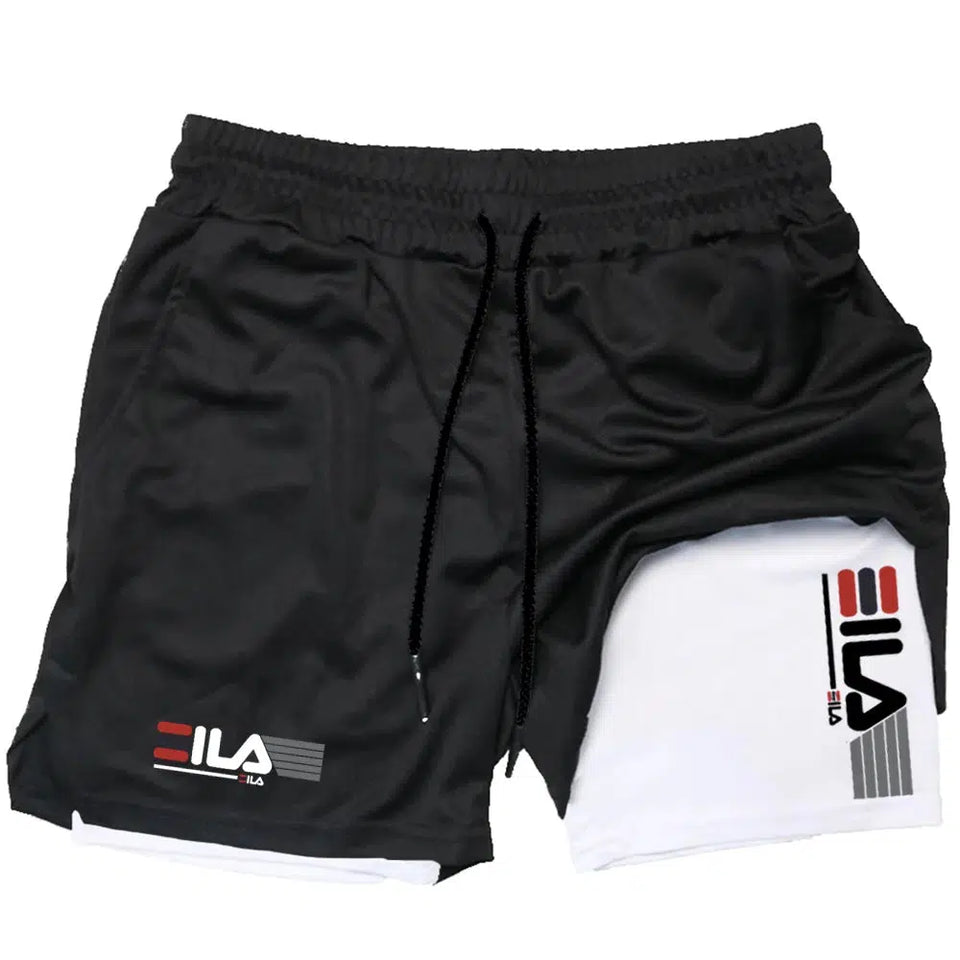 Men's 2 in 1 Athletics Workout Shorts