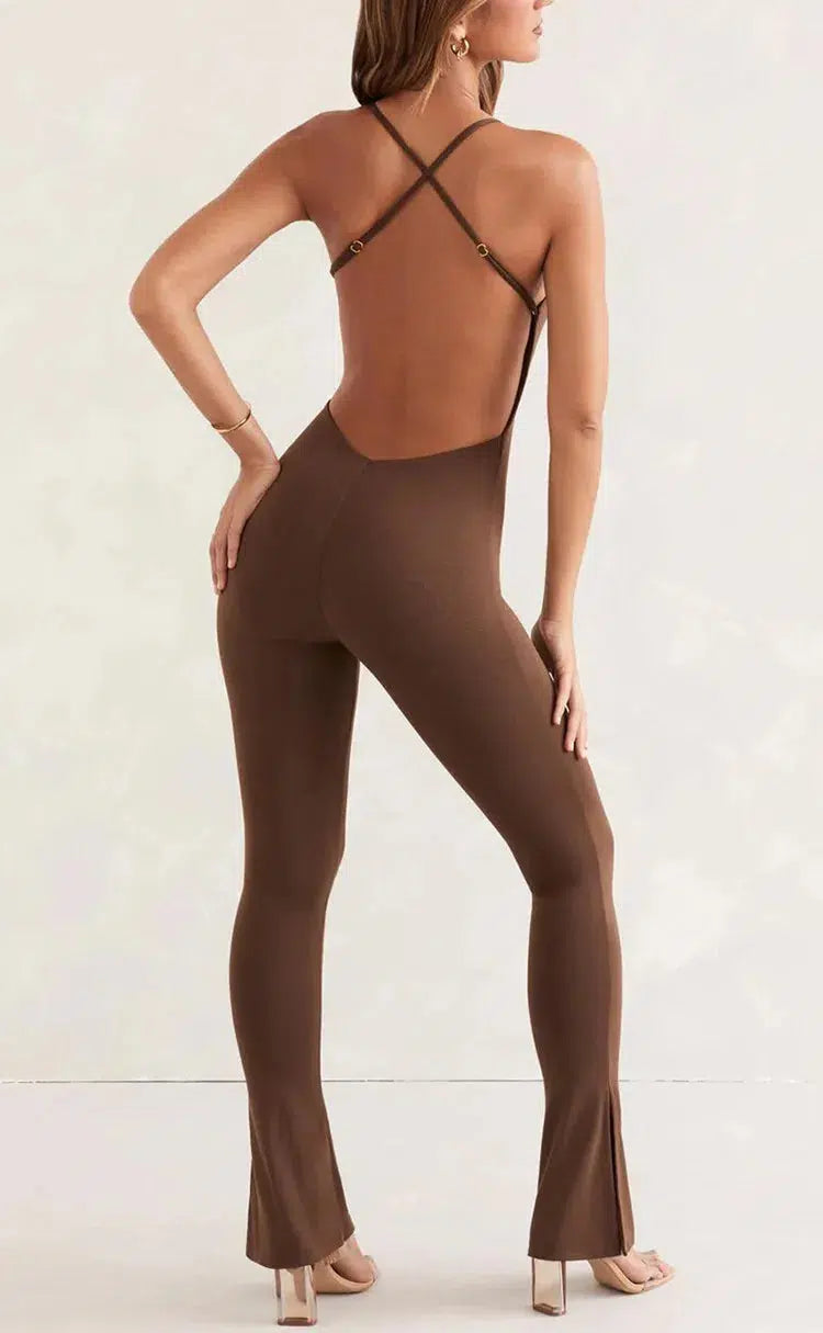 Siamese Womens Backless Yoga Jumpsuit For Fitness, Gym, And Active Sports  From Lcsexygirl, $18.9