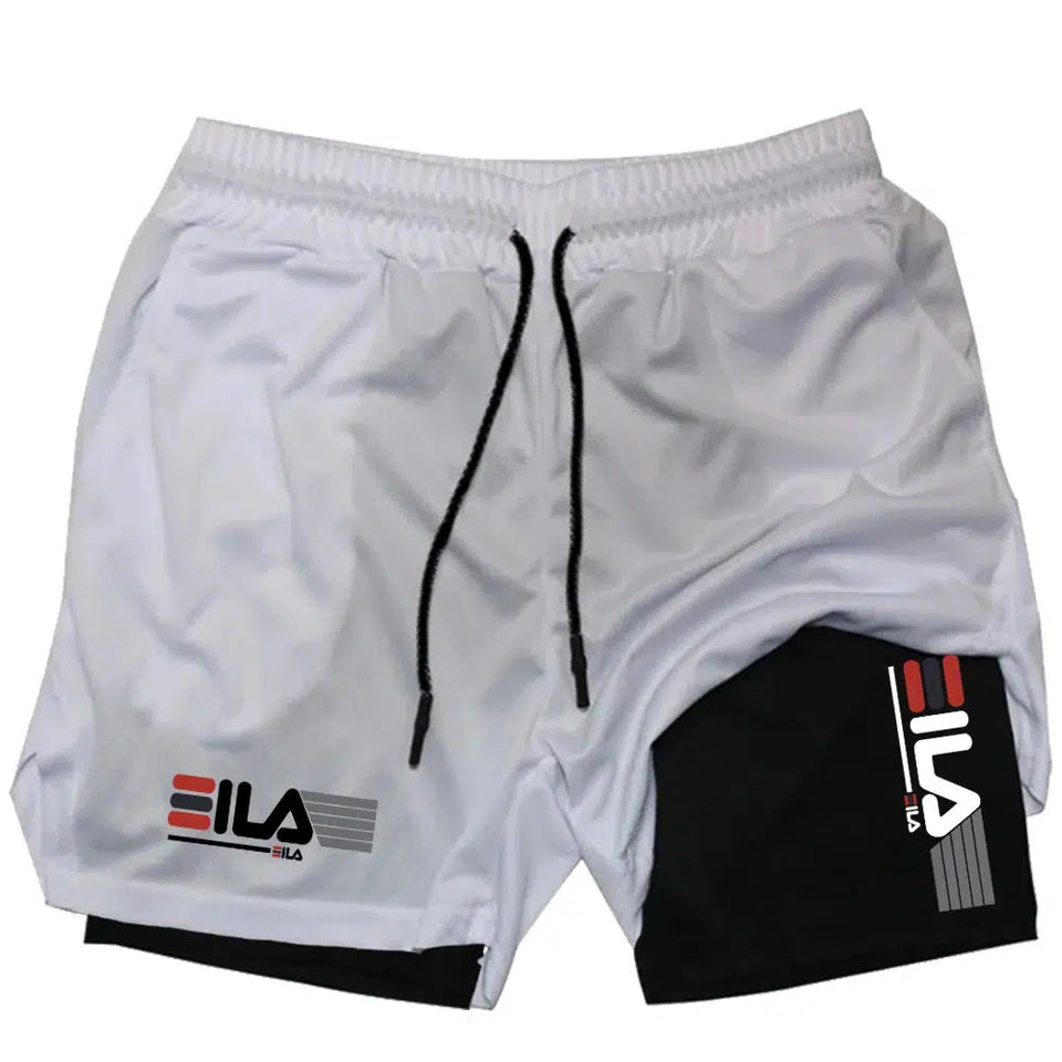 Men's 2 in 1 Athletics Workout Shorts