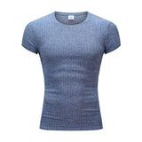 Slim Fit Striped T-shirts For Men