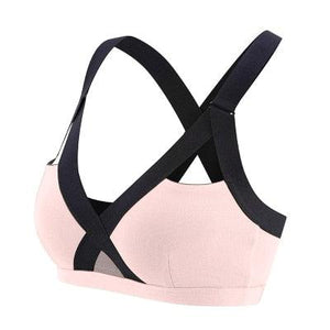 2020 Spring New Women's Fashion Solid Color Sleeveless Backless Sport Bra  Top Workout Yoga Fitness Bra Fashion Push Up Bra Breast Lift Bra Gym  Lingerie