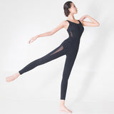 One Piece Gym Mesh Yoga Jumpsuit, Workout Tracksuit, For Women