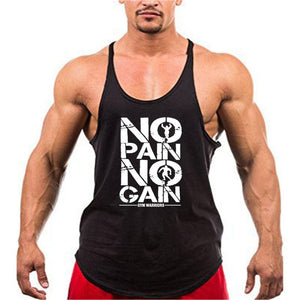 Fitness & Bodybuilding Cotton Stringer Shirts For Men