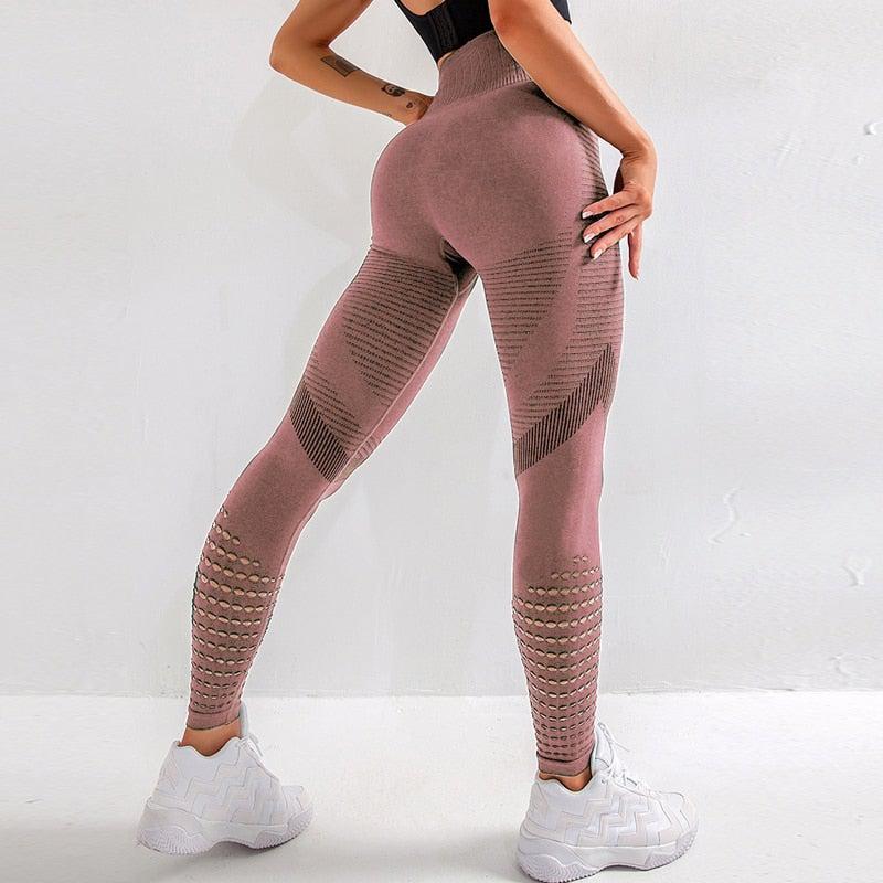 Sexy Women Fitness Compression Leggings Gym High Waist Yoga Pants Stretch S- xl