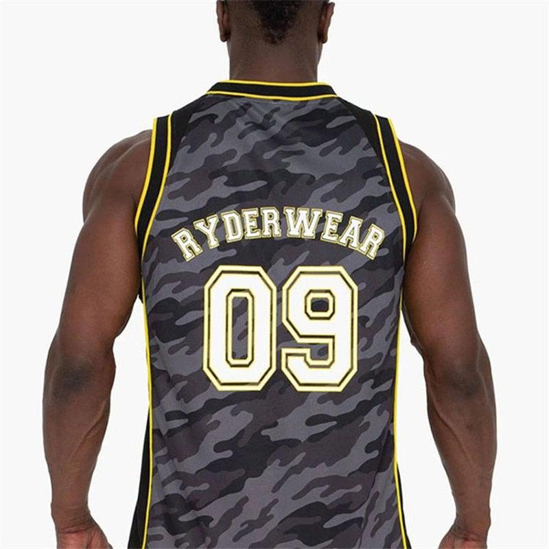 Camouflage Sleeveless Tank Top Basketball Jersey Vest Design