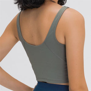 Rekita Womens Longline Sports Bra with Removable Pads Workout Crop top Yoga  Tank Tops : : Clothing, Shoes & Accessories