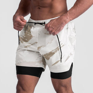 Men's 2 in 1 Athletics Workout Shorts