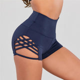 Side Weave Cut Out Shorts For Women