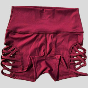 America Side Slit Woven Shorts - Women's Clothing